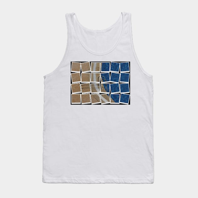 A swimming pool in the style of David Hockney Tank Top by mister-john